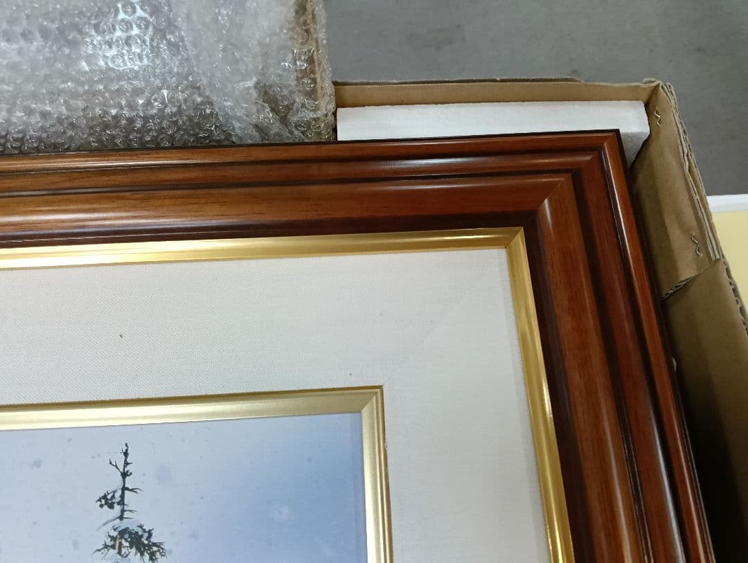 yタイトル「Early Snows」Gary Fenske作 冬の風景 絵画