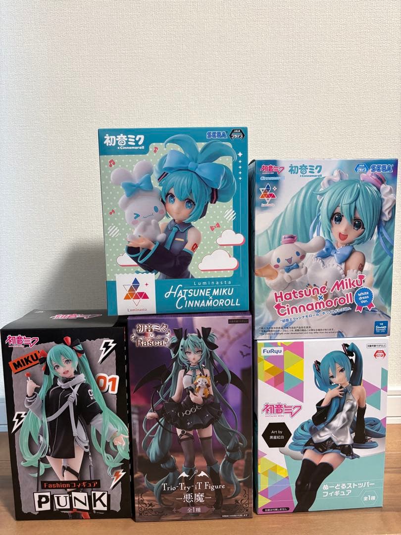 初音ミク　シナモン　ラスカル　ぬーどるストッパー　フィギュア　まとめ売り