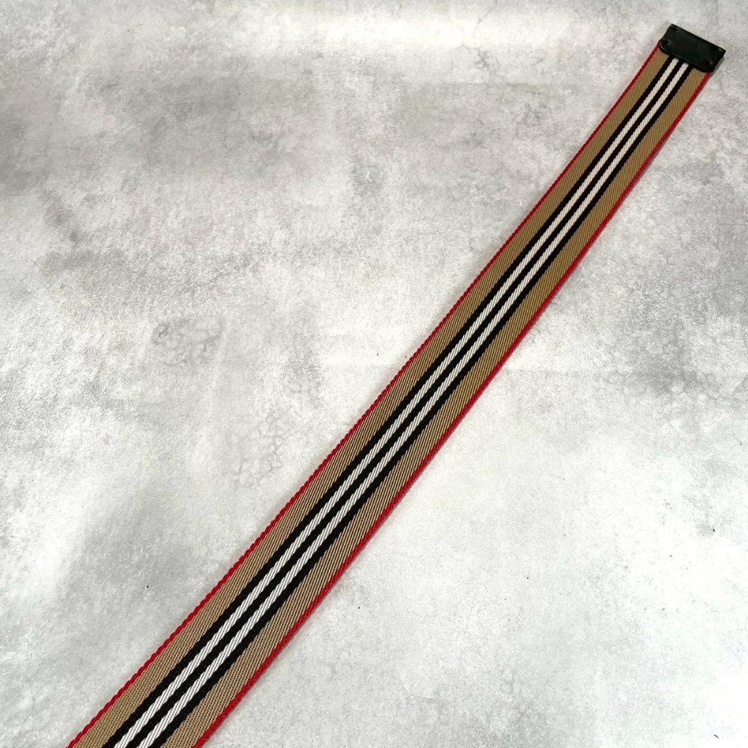 美品○BURBERRY ダブルDリング ベルト マルチカラー 約120cm - メルカリ