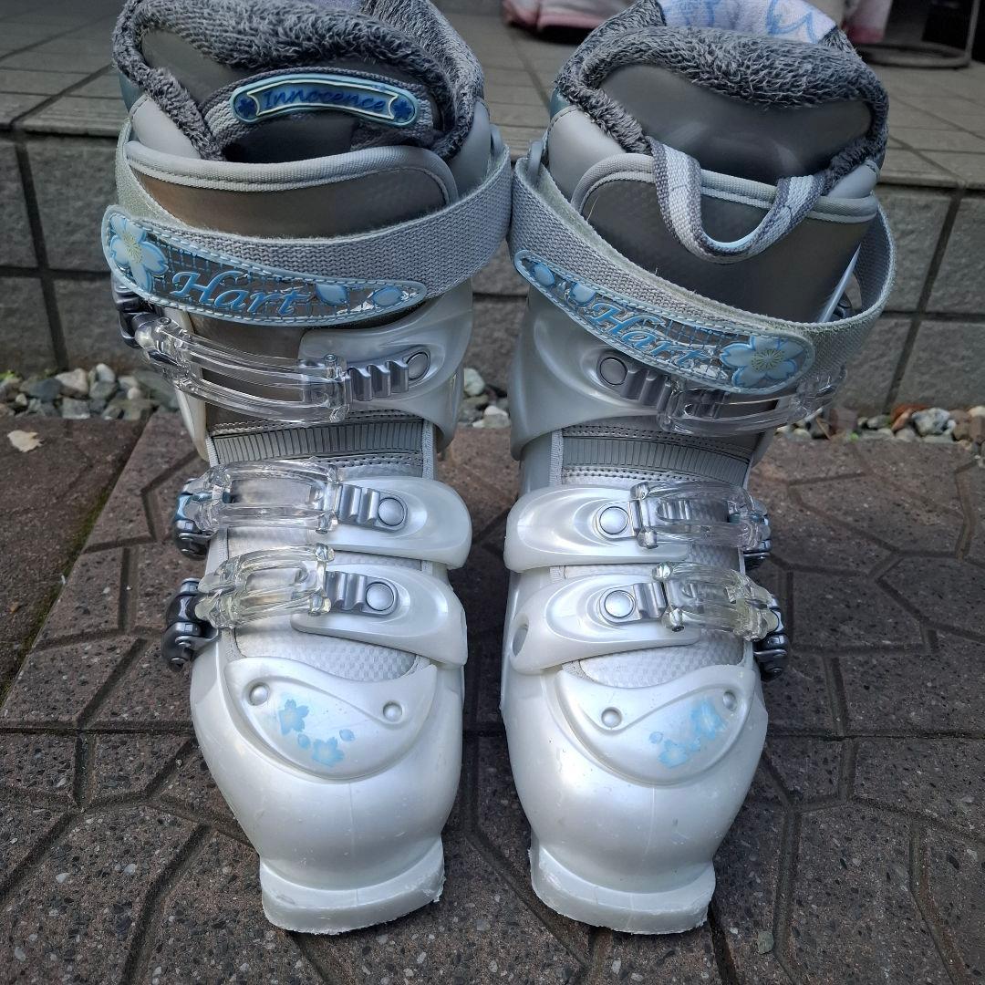 HART 女性用 スキー用 ブーツ ホワイト レディース 24cm - メルカリ