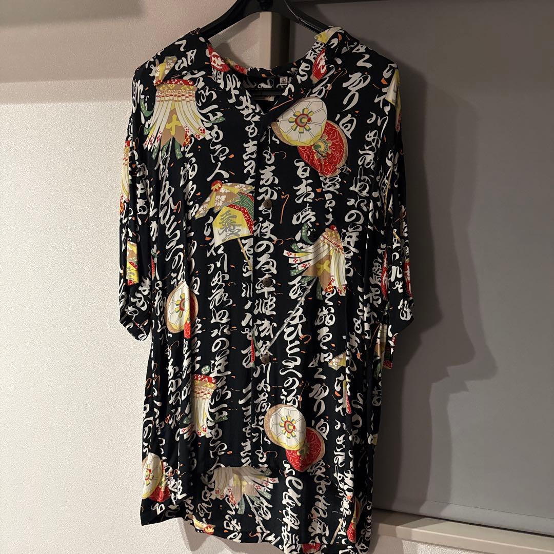 ラ*ン様 SUN SURF サンサーフ 火消 纏 写経 漢字 ちりめん アロハシ