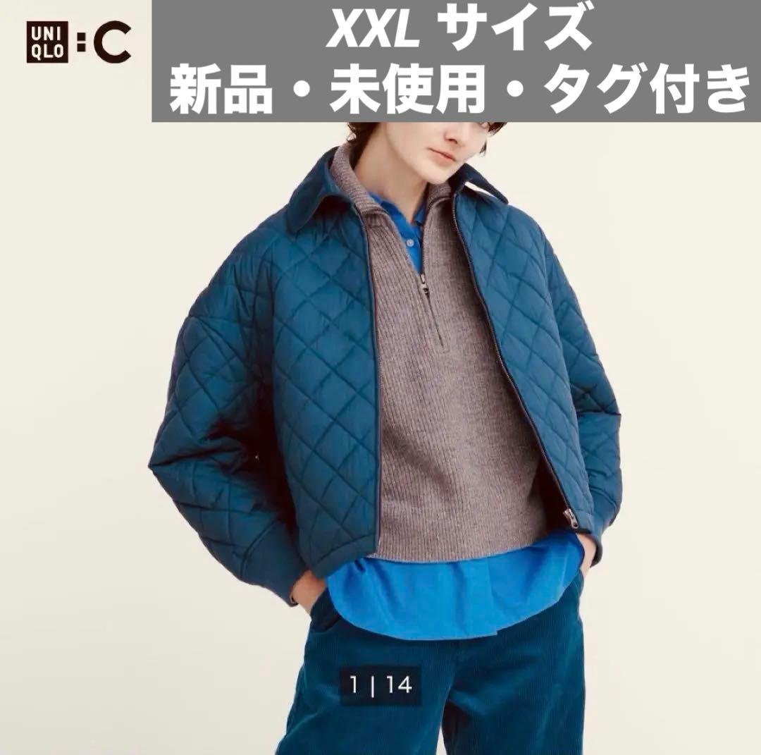 UNIQLO】 パフテックブルゾン XXL ブルー ユニクロ C - メルカリ