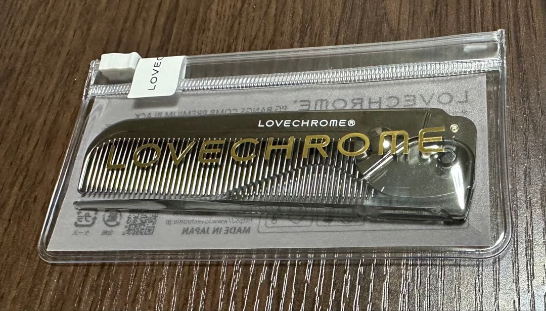 新品未開封【LOVECHROME】PGバングスコーム&PGスタイリングコーム