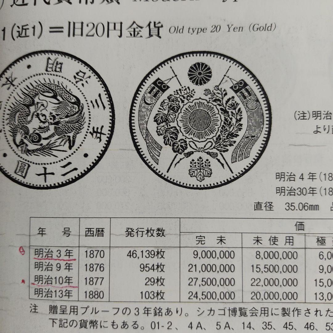 旧20圓金貨,明治三年美品❗500万‼️の品！日本近代金貨の王様❗超レア