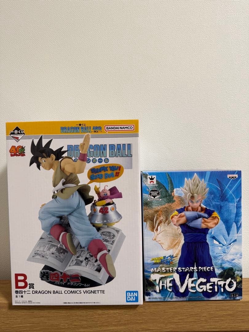 ドラゴンボール　フィギュア　1番くじ　孫悟空　B賞　40th MSP ベジット 一番くじ ドラゴンボール 40th A賞 孫悟空 B賞 孫悟空フィギュア 2個