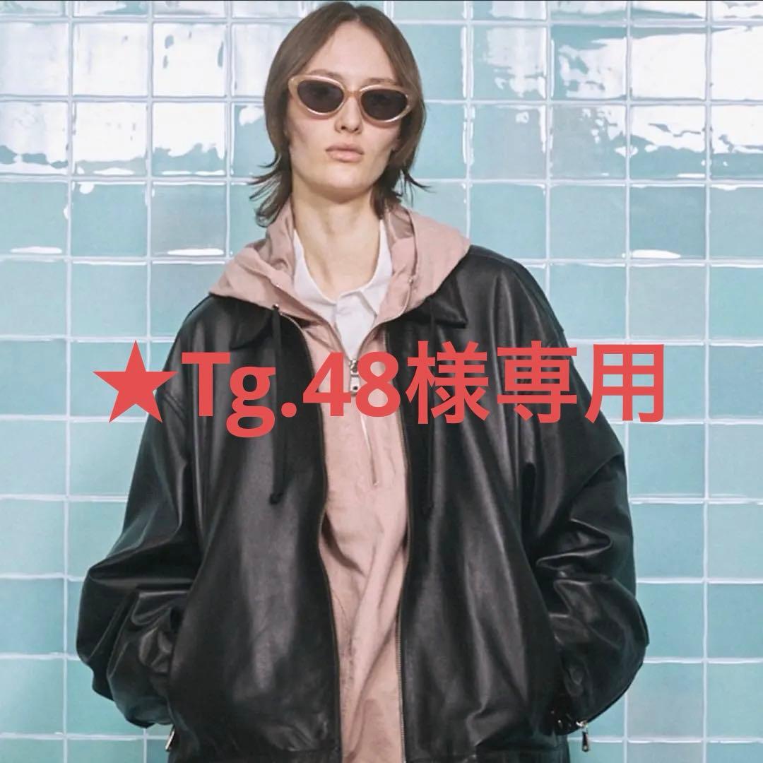 MAISONSPECIAL シープレザーシングルライダージャケット サイズ0