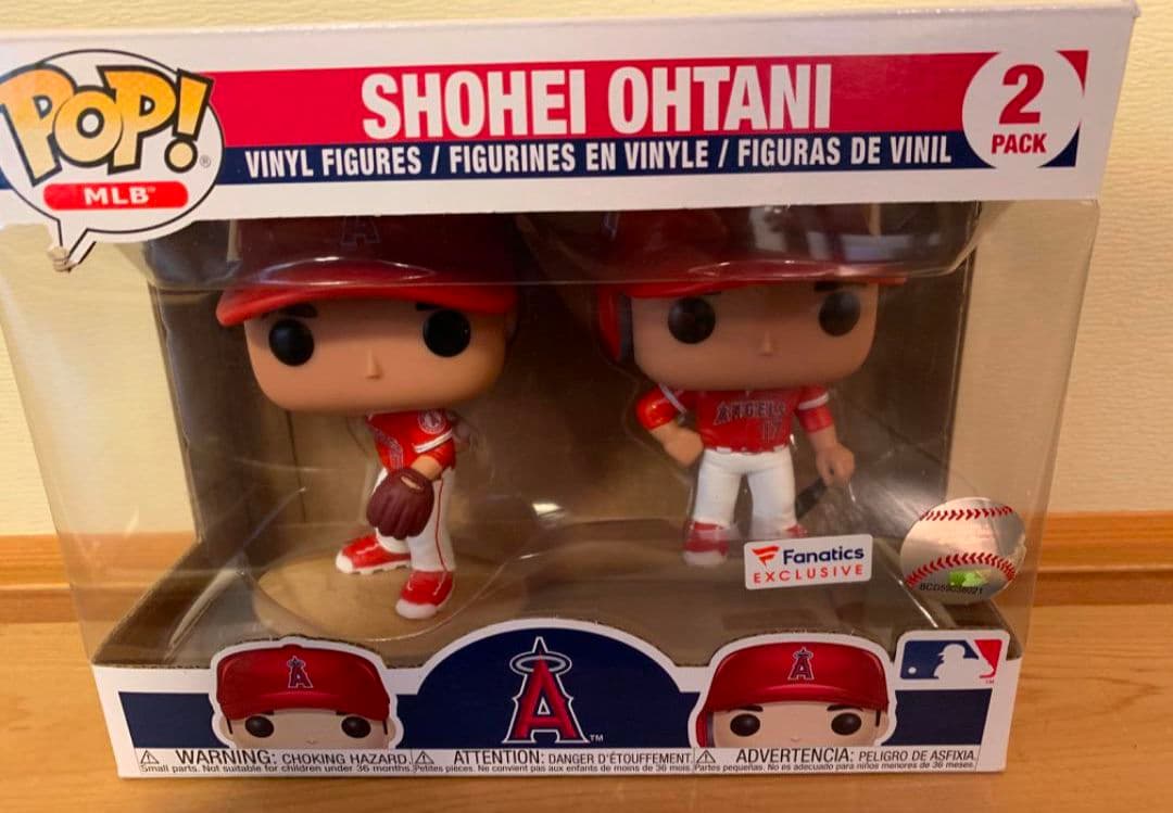 連覇記念セール！新品⭐︎大谷翔平　FUNKO POP フィギュア　二体セット 楽天市場】ファンコ ポップ！大谷翔平 (ドジャース） MLB 2体セット