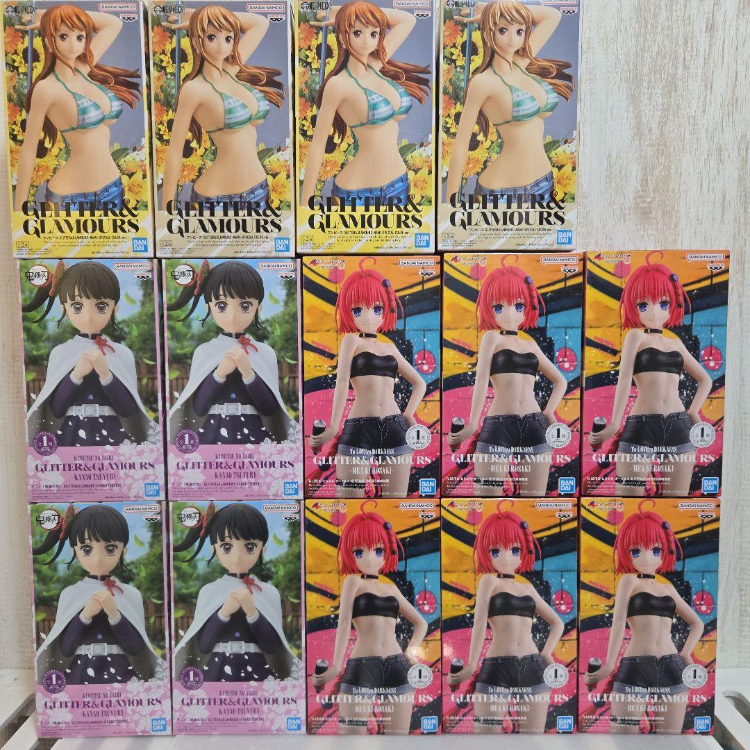 グリグラ フィギュア 黒咲芽亜 ナミ A B 栗花落カナヲ フィギュア14点