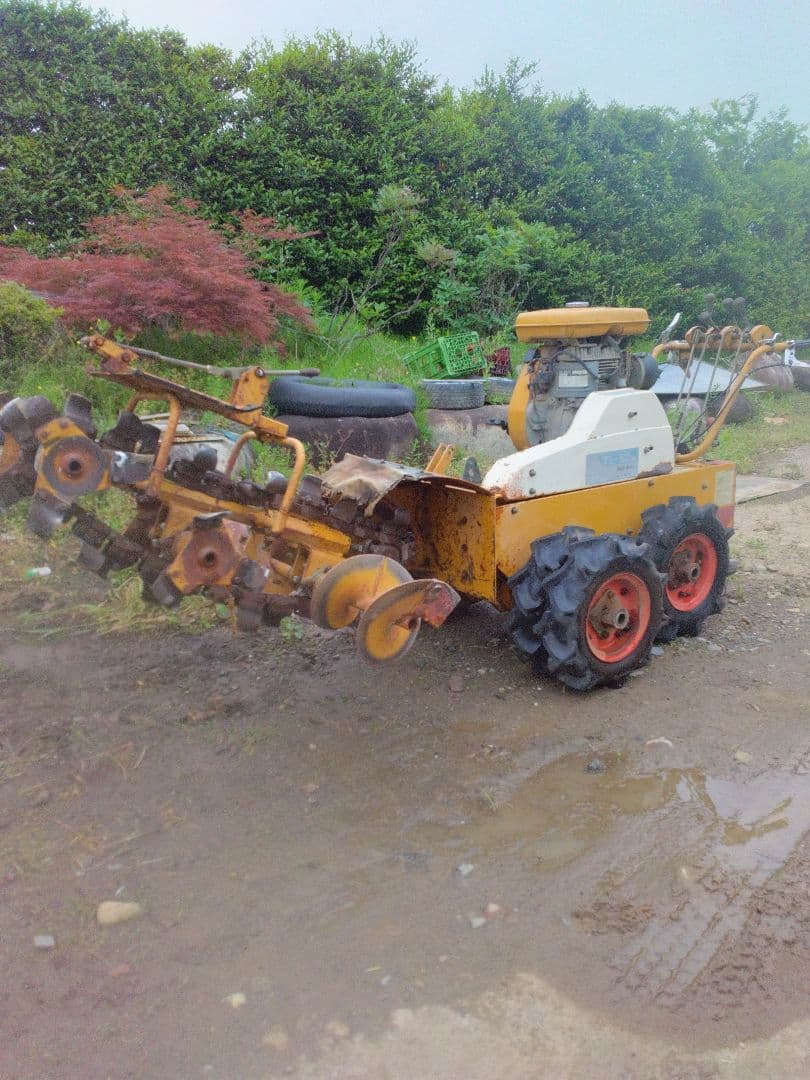 蟹信丸さん専用❗共栄社 バロネス トレンチャーTL-52 溝掘り機(ガソリン) 商品説明動画付 エンジン 穴掘り機 2サイクル 52cc 1.9kw アース