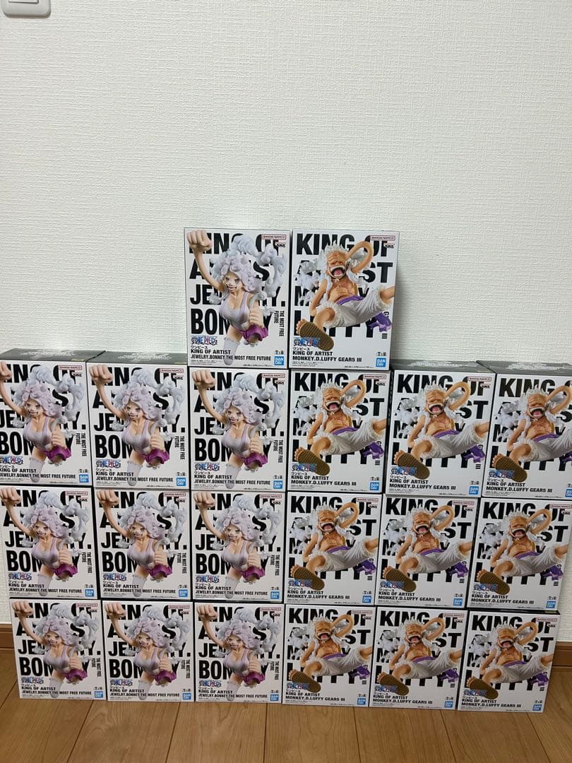 ワンピース KING OF ARTIST ルフィ ギア5 ボニー フィギュア