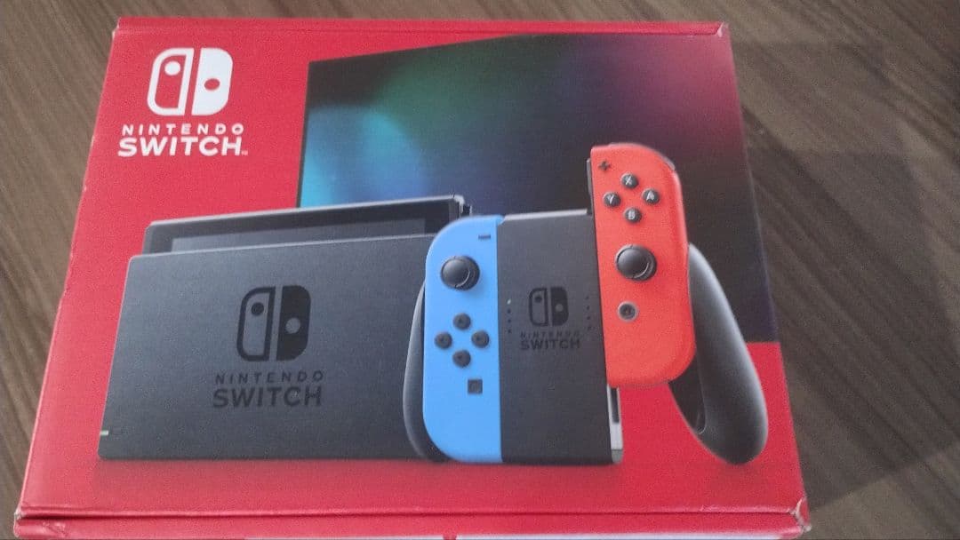 未開封　Nintendo Switch本体 青/赤 Joy-Con付き Nintendo Switch 新品 任天堂 新型Nintendo JOY-CON(L) ネオンブルー