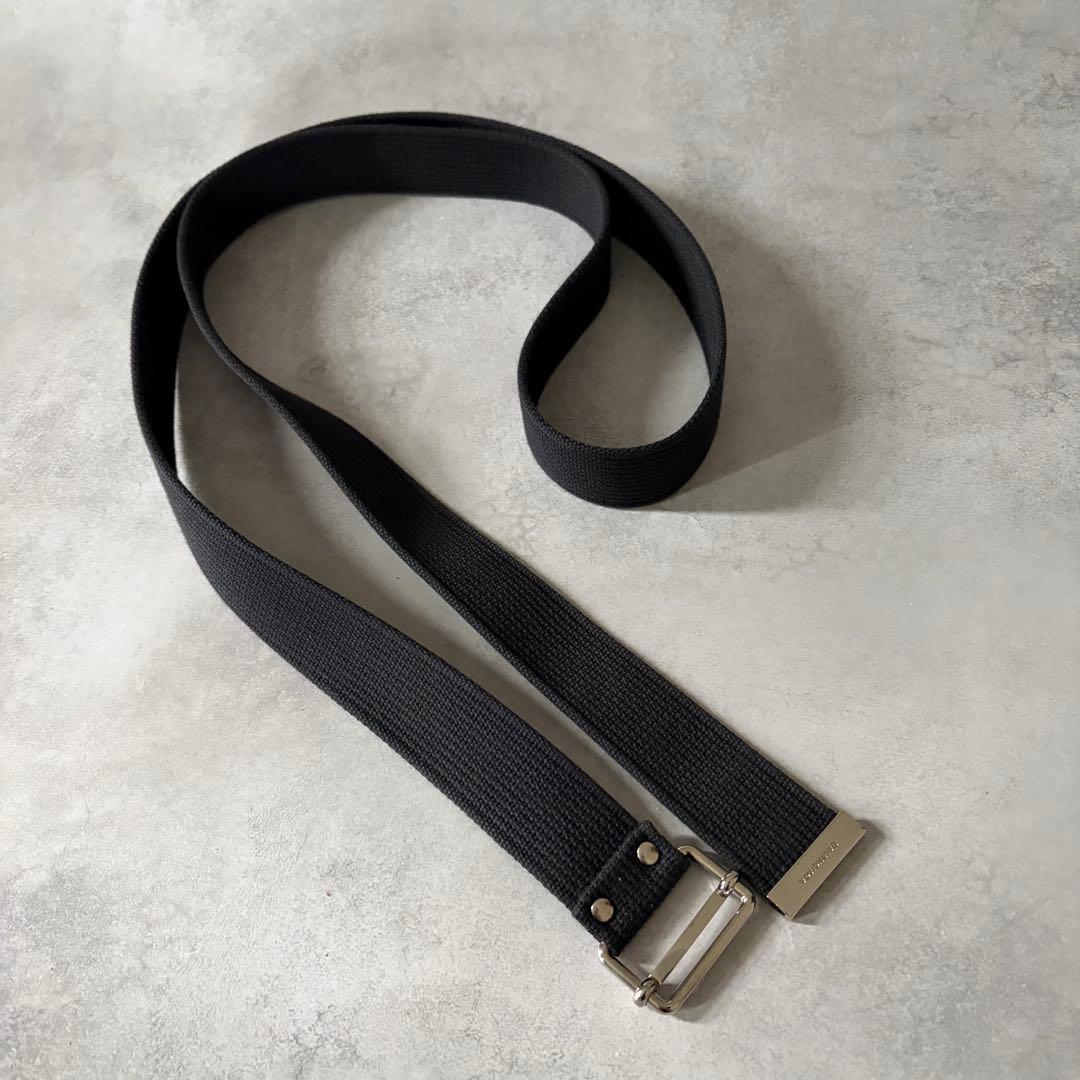 【美品✨】バレンシアガ　メンズ　ベルト　メッシュ　ロゴ入り