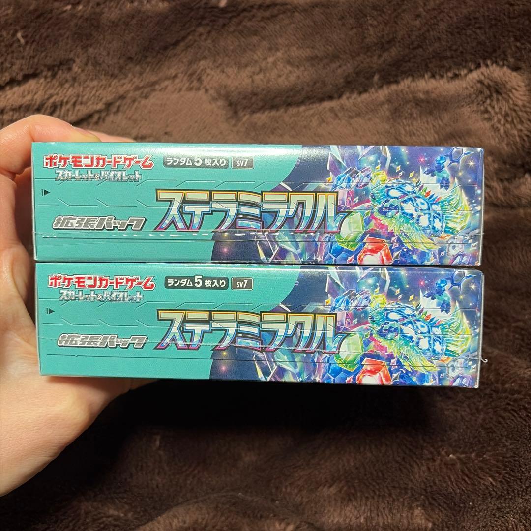 ポケモンカードゲーム ステラミラクル 2BOX シュリンク付き - メルカリ