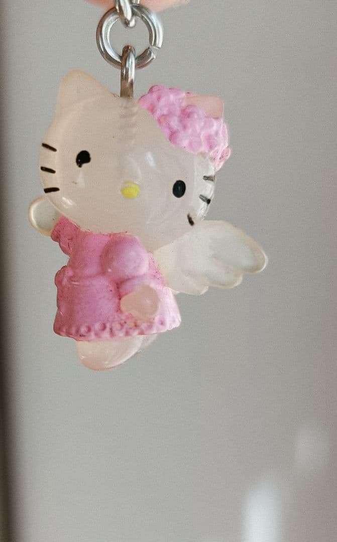 希少 フェアリーキティ ファスナーマスコット 3個セット 透明 ハロー