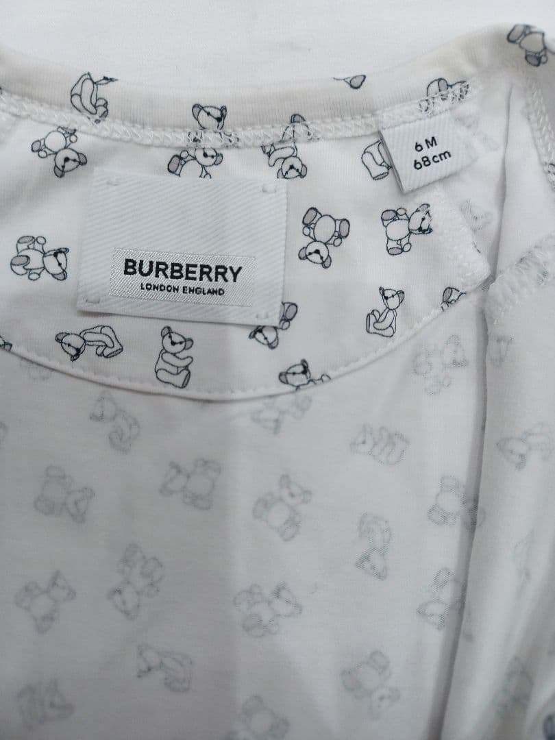 BURBERRY トーマスベア ロンパース 6M - メルカリ