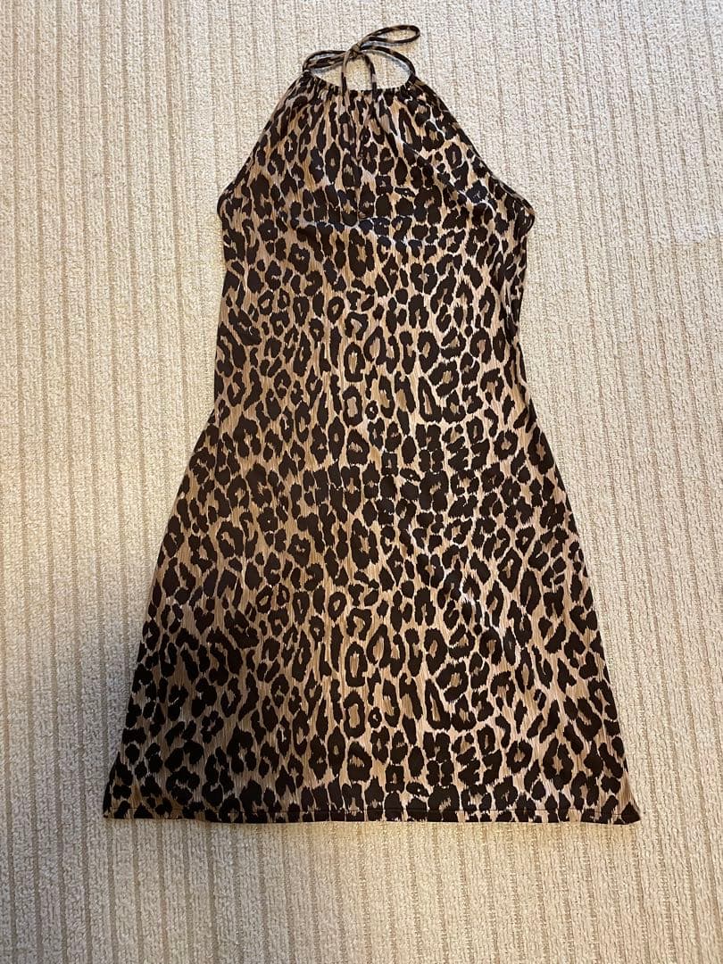 DOLCE & GABBANA ヒョウ柄ビーチウェア 水着 ビンテージ