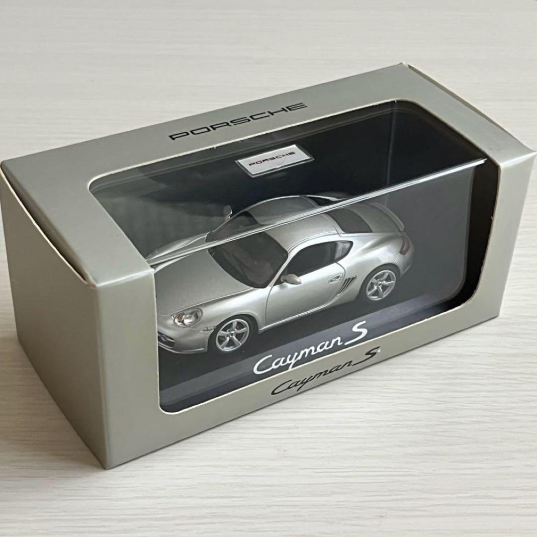 ポルシェ Cayman S シルバーミニカー