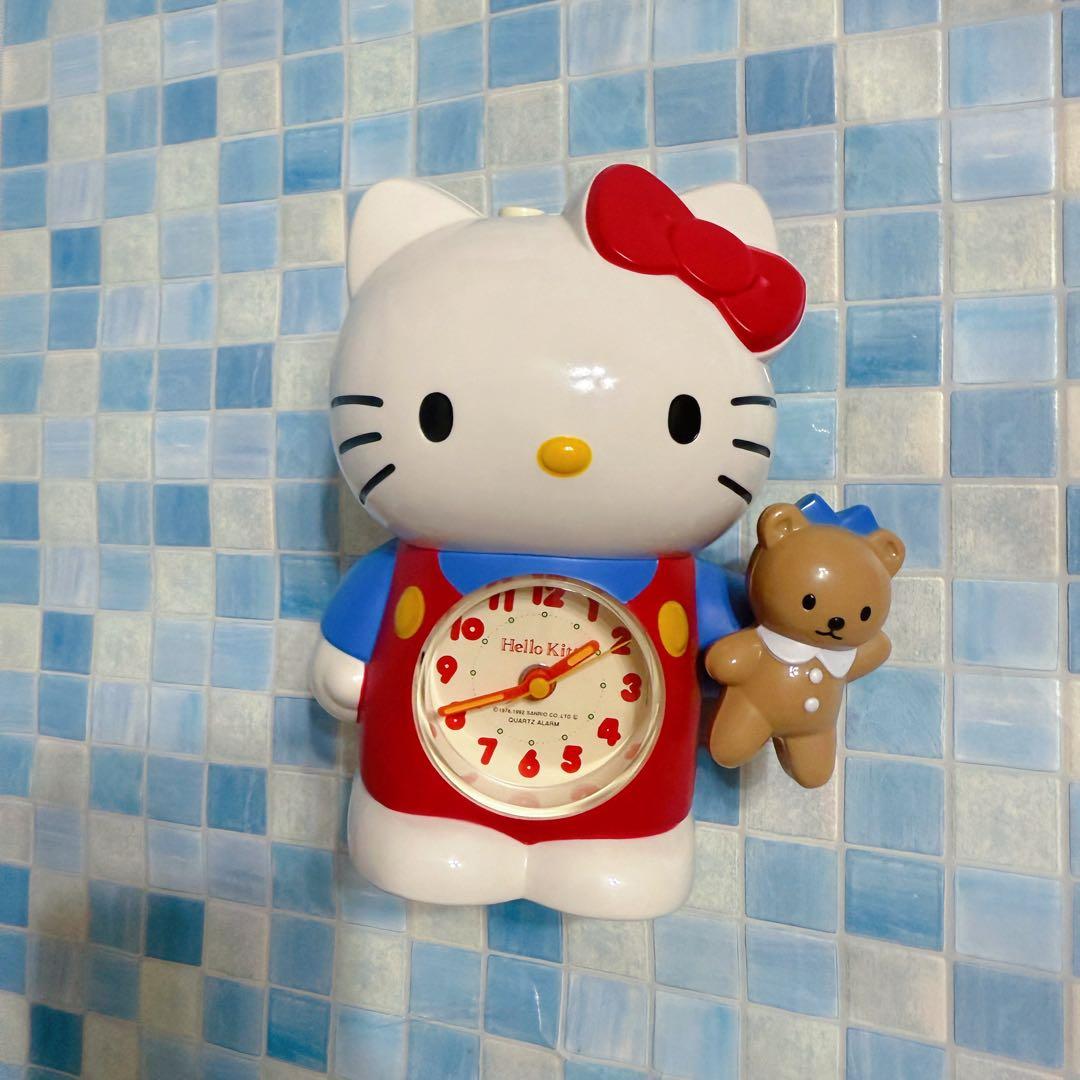 サンリオ　ハローキティ レトロ　目覚まし時計　1992年製