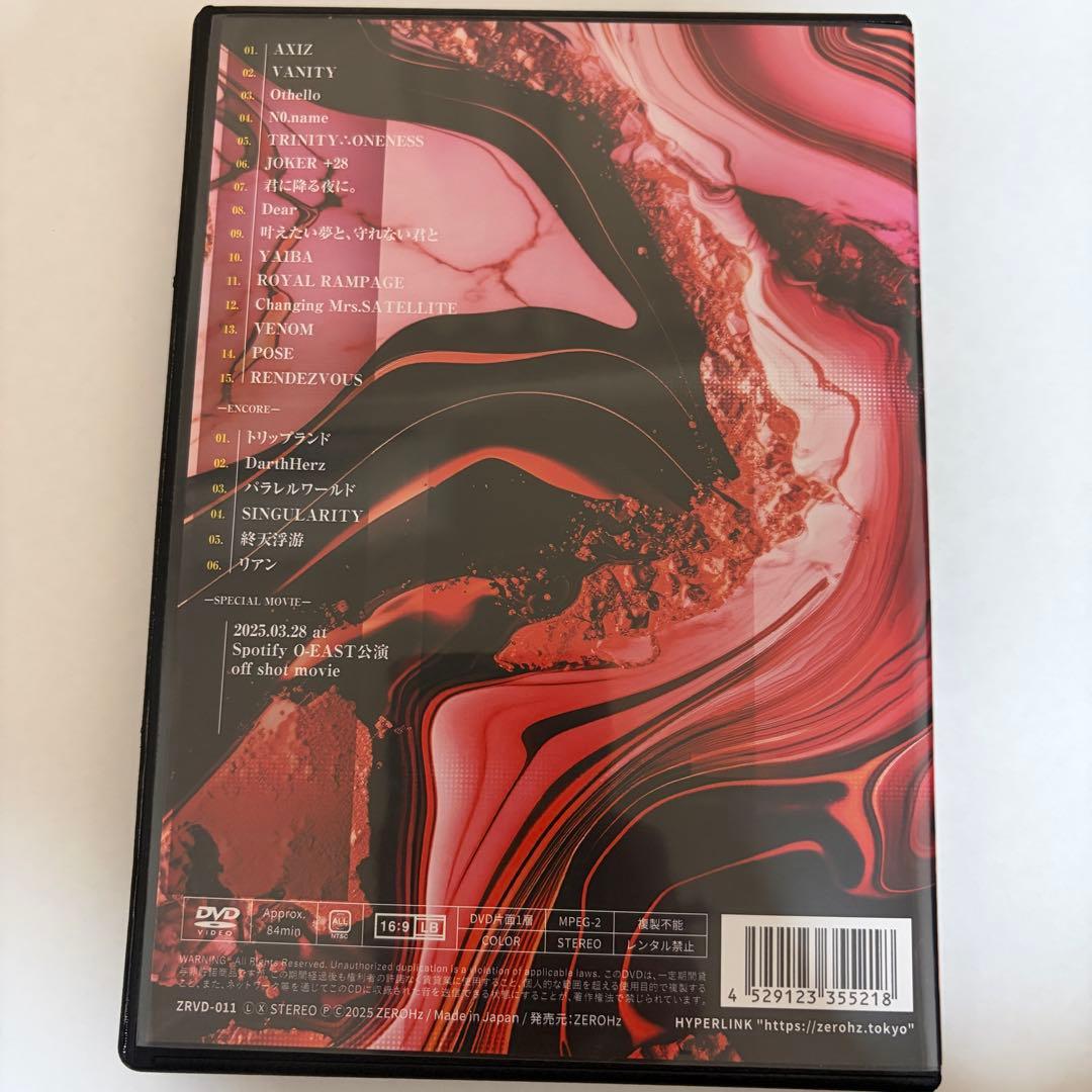 零[Hz] SIXAXIZ ツアーファイナル ライブDVD Aタイプ - メルカリ