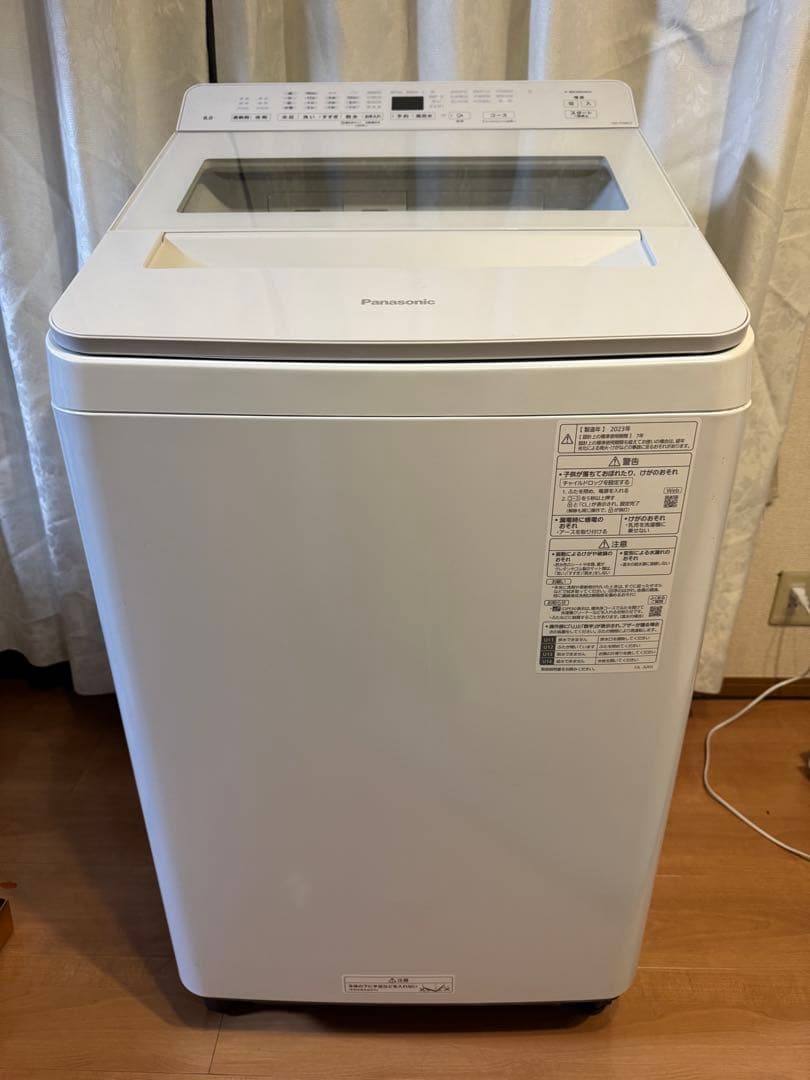 美品　2023 Panasonic 洗濯機 NA-FA8K2 8kg 清潔