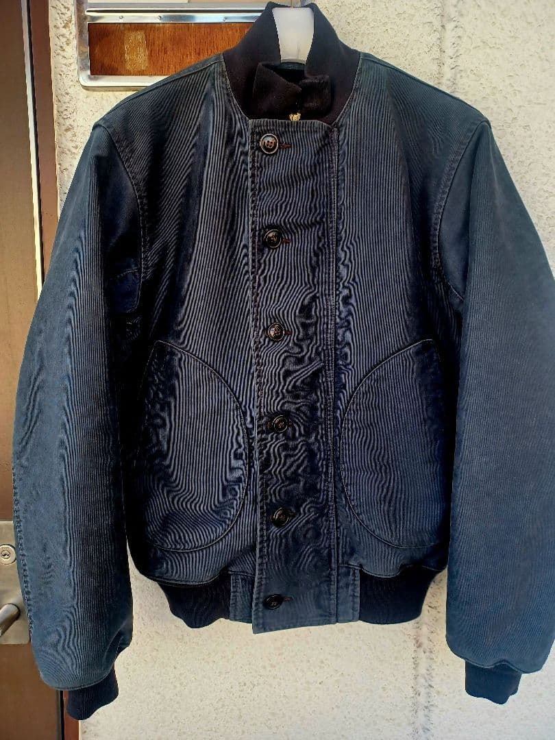 希少 RRL・ダブルアールエル デッキジャケット　濃紺　極暖　ダブルネーム