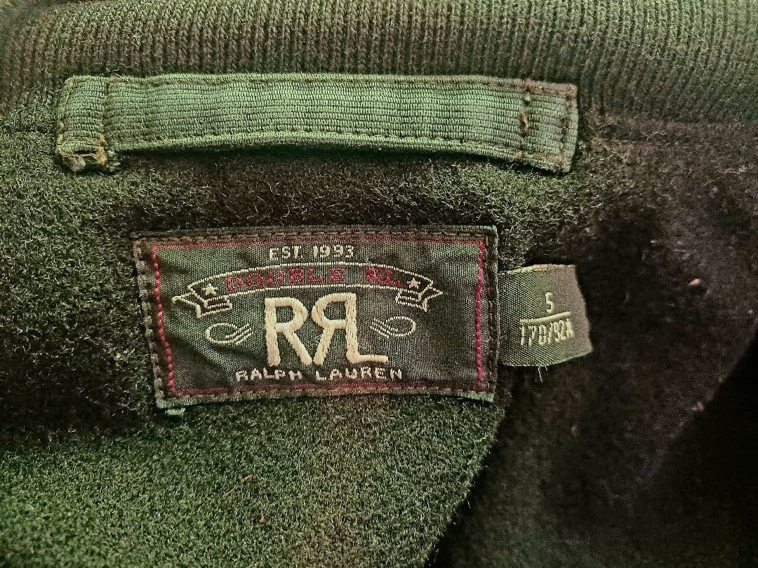 希少 RRL・ダブルアールエル デッキジャケット 濃紺 極暖 ダブルネーム