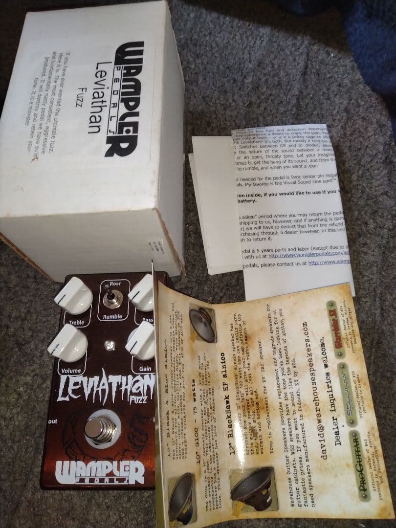Wampler Leviathan Fuzz エフェクター