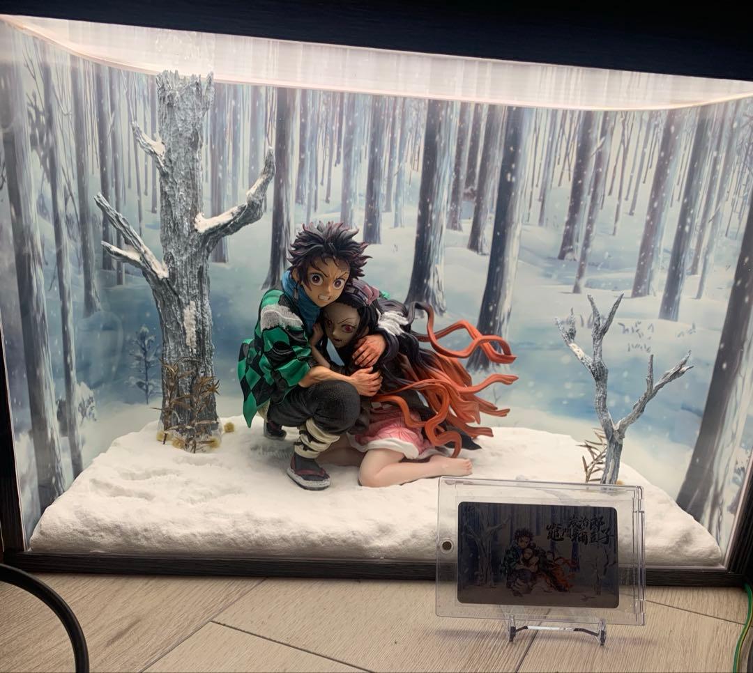 鬼滅の刃 竈門炭治郎 竈門禰豆子 フィギュア　ガレージキット 塗装済み完成品 アニメ『鬼滅の刃』から、竈門炭治郎 & 竈門禰豆子の1/6スケール