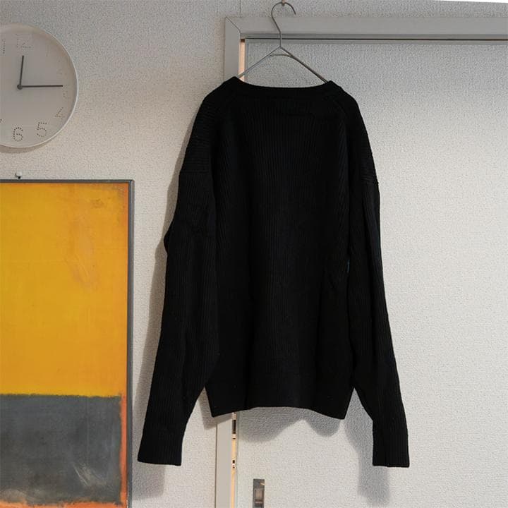 Steven Alan＞ オーストラリアンラムズウールVネックニットLOOSE