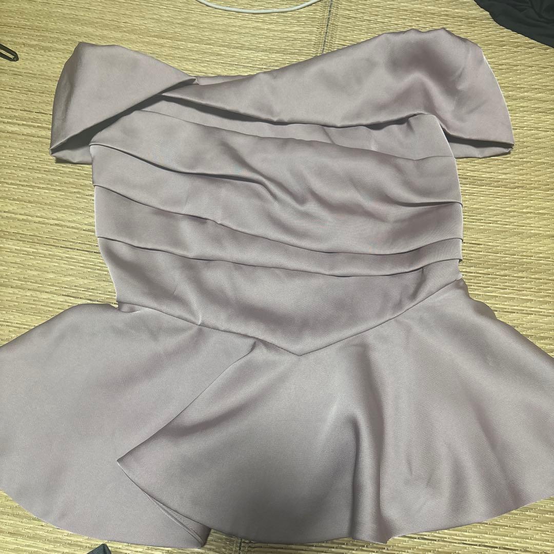 poláura ロマンティックサテンペプラムトップス-pink - メルカリ