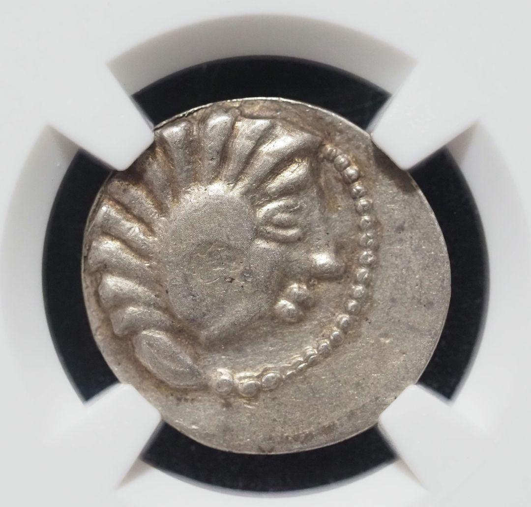 珍品）ケルト族発行 古代　ドラクマ銀貨　アレキサンダー大王 000000000672_HLin4vv.jpg