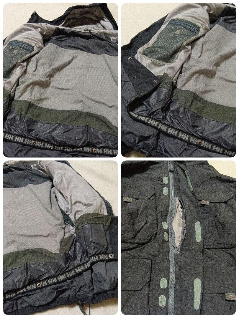 ヘリーハンセン スキースノボウェア上下セットXL相当 グレー系 ハリー