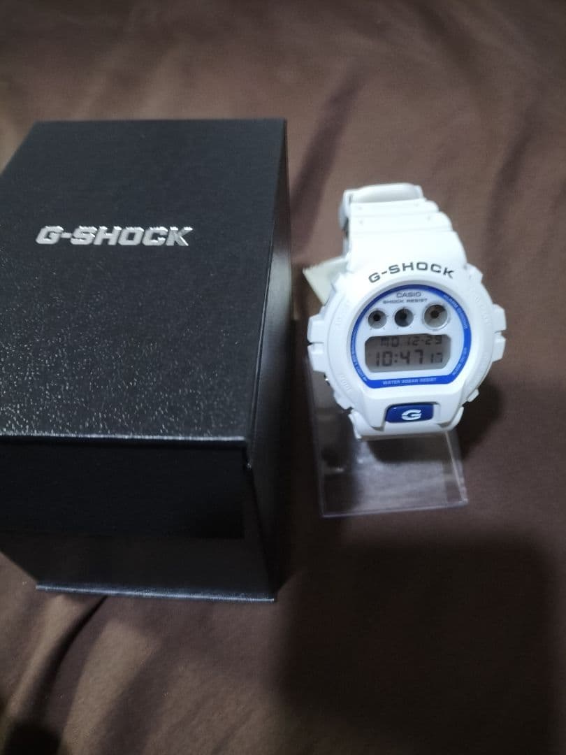 G-SHOCK DW-6900HDS-7JF ホワイト 楽天市場】G-SHOCK Gショック DW-6900HDS-7JF ホワイト＆ブルー 蓄光