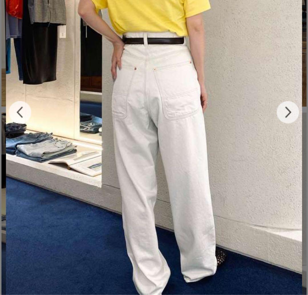 THE SHINZONE TOOL DENIM PANTS 36 ホワイト