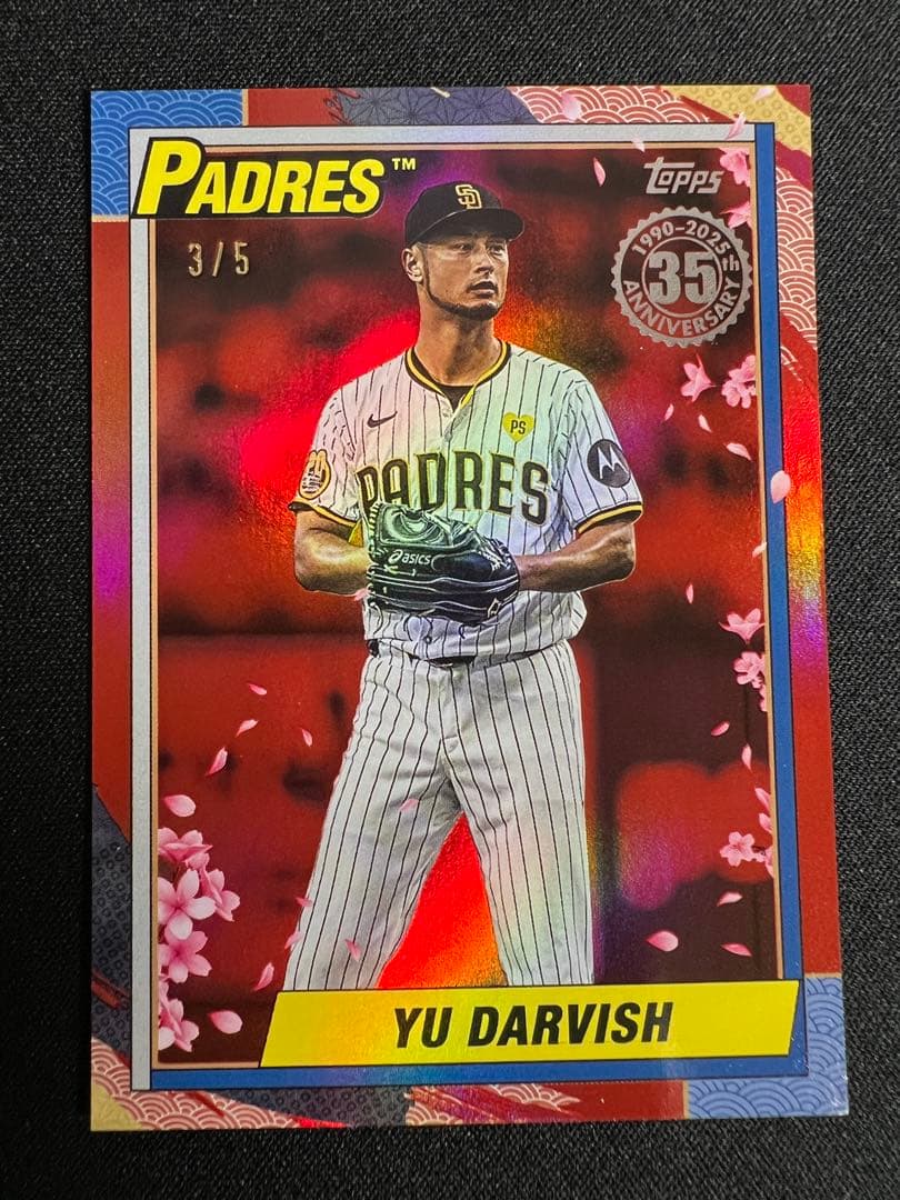 topps JAPAN edition ダルビッシュ 桜パラレル 5シリ