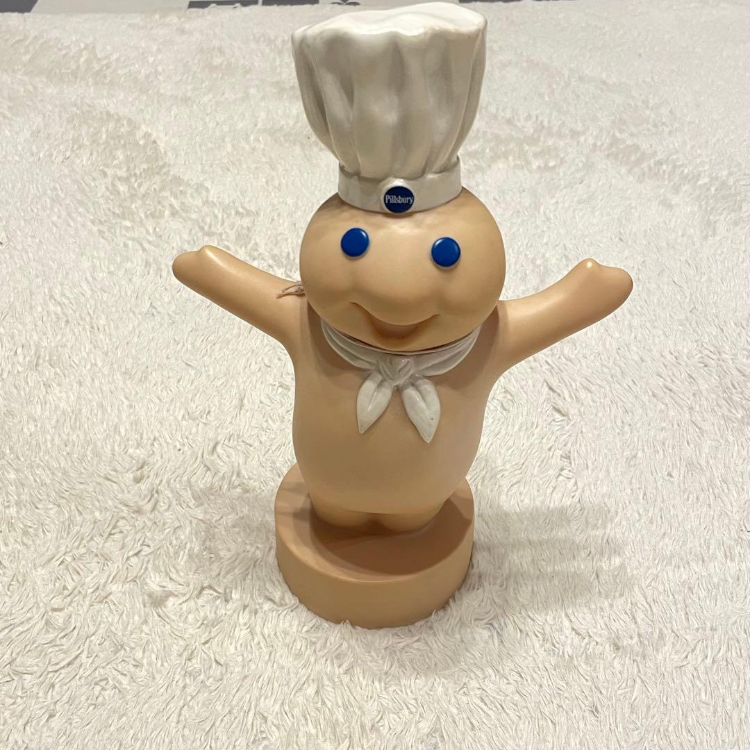 70s☆pillsburyドゥボーイ2体セットソフビ人形キャラクター企業物
