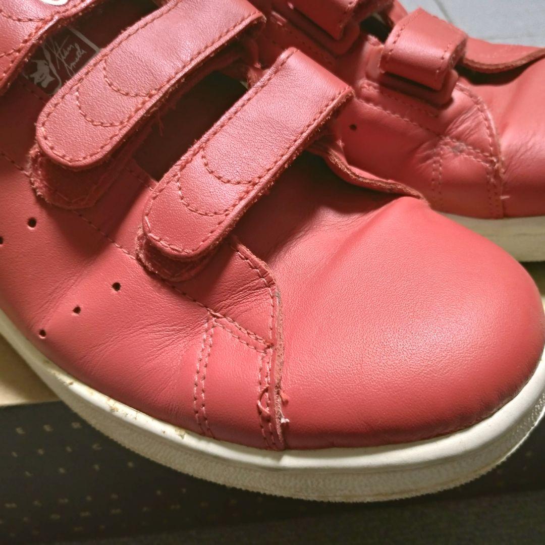 adidas スタンスミス ベルクロ 赤×白 27.0cm レザー 2001年製