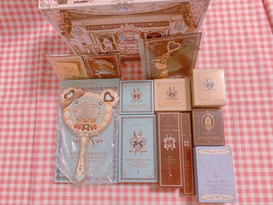 【未使用】フラワーノーズ　スウィーティーベア　豪華12点ミントチョコセット