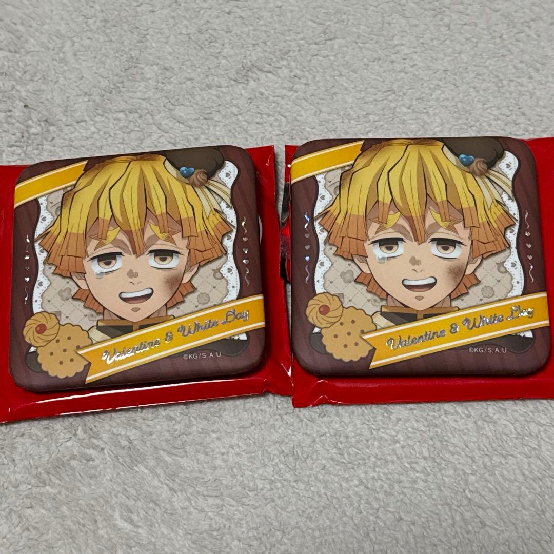 鬼滅の刃 バレンタイン ホワイトデー ランダムギフト缶バッジB 我妻善