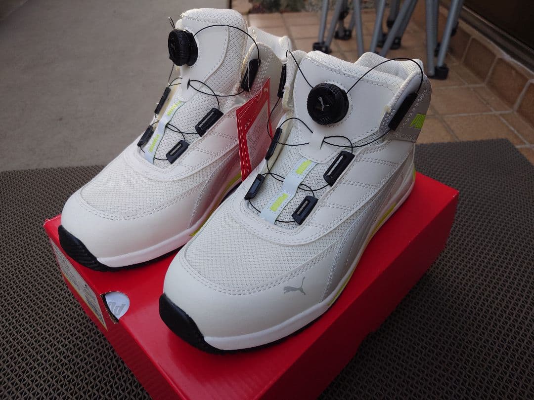 PUMA BOA安全靴 ホワイト