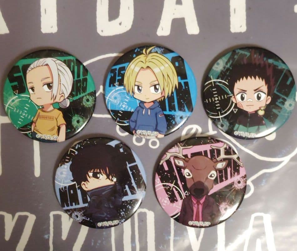 サカモトデイズ 缶バ 坂本 シン 平助 勢羽 鹿島 - メルカリ