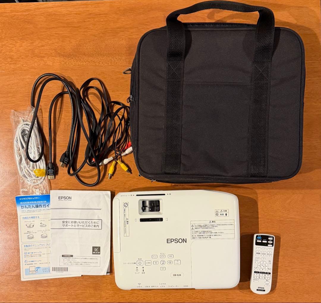 EPSON プロジェクター 本体 EB-X24 - メルカリ