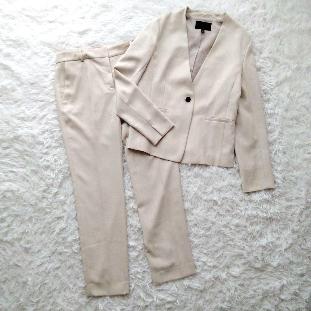 現行 icb BrightCrossノーカラージャケット パンツ 大きいサイズ