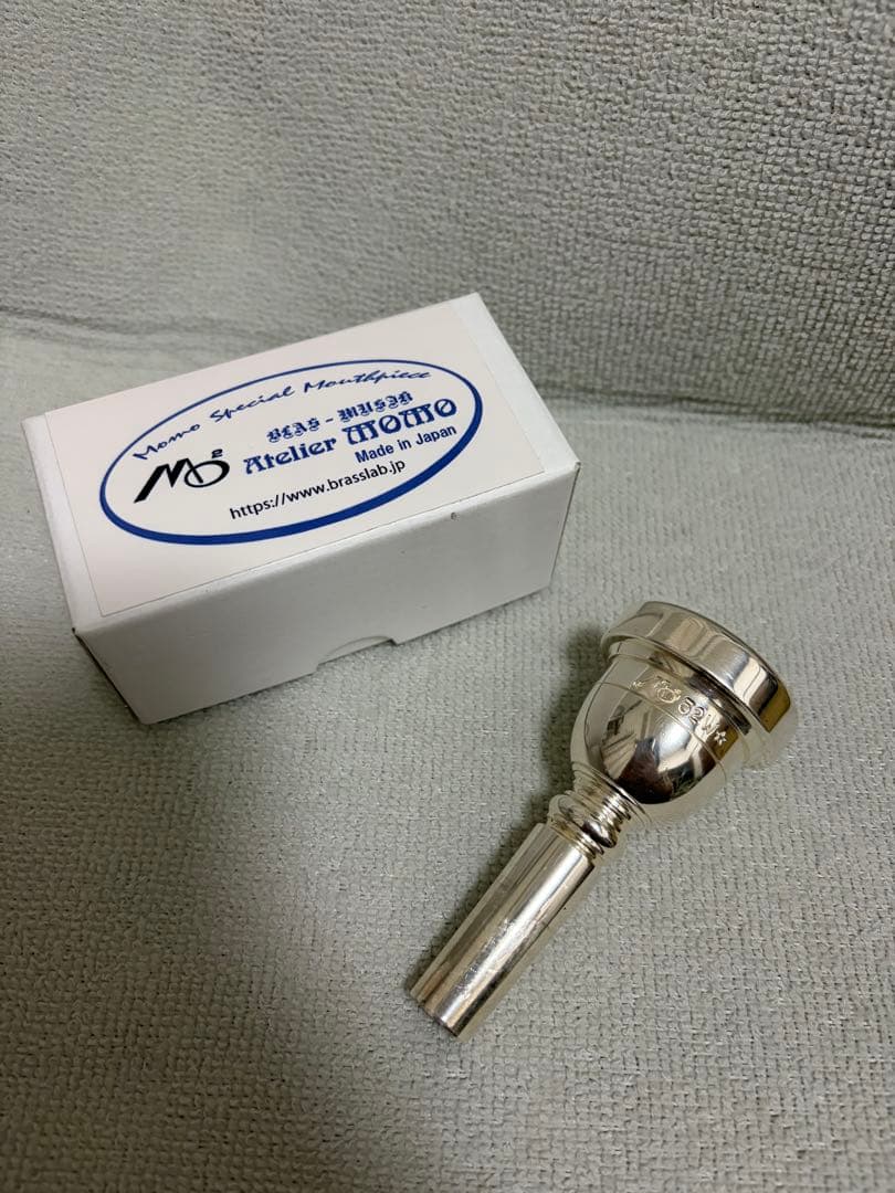 アトリエモモ 52W トロンボーン太管マウスピース ブラスラボモモ / 太管トロンボーン・ユーフォニアム用マウスピース