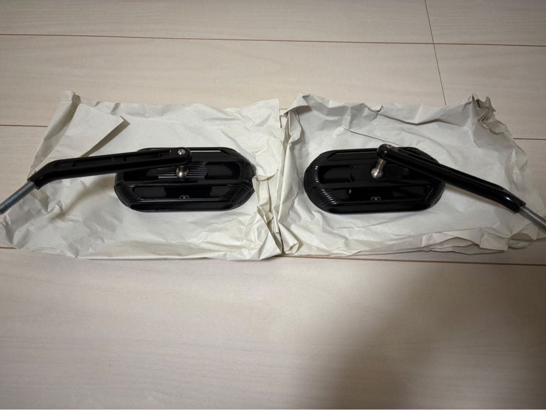 アレンネスサイドキックForgedミラーブラックアノダイズ左右用