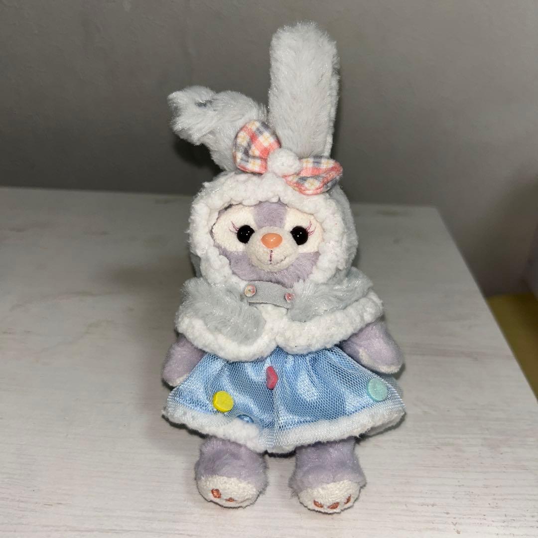 ステラルー ぬいぐるみバッジ　ウィンターホリデー ステラルーぬいぐるみバッジ（ホワイト・ウィンタータイム・ワンダーズ