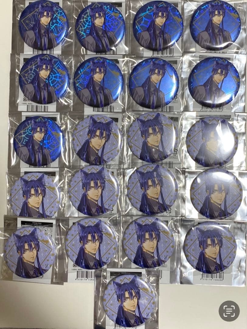 D.Gray-man 缶バッジ cat ver. 神田ユウ　21個セット D.Gray-man コレクション缶バッジ 神田ユウ - メルカリ
