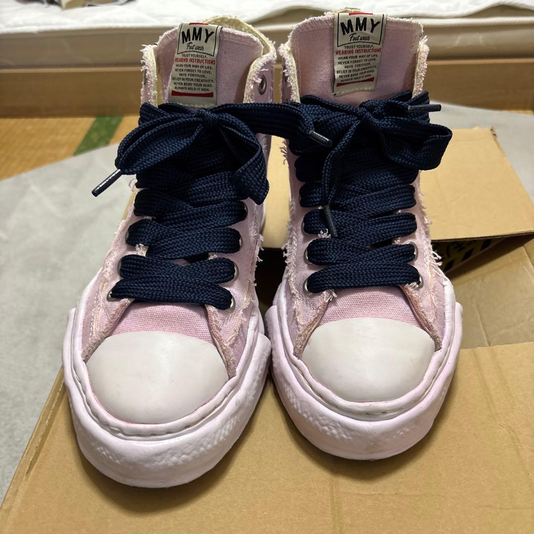 k*k様 ミハラヤスヒロ　ハイカットスニーカー　ピンク Maison MIHARA YASUHIRO - メゾン ミハラヤスヒロ ハンク ピンク