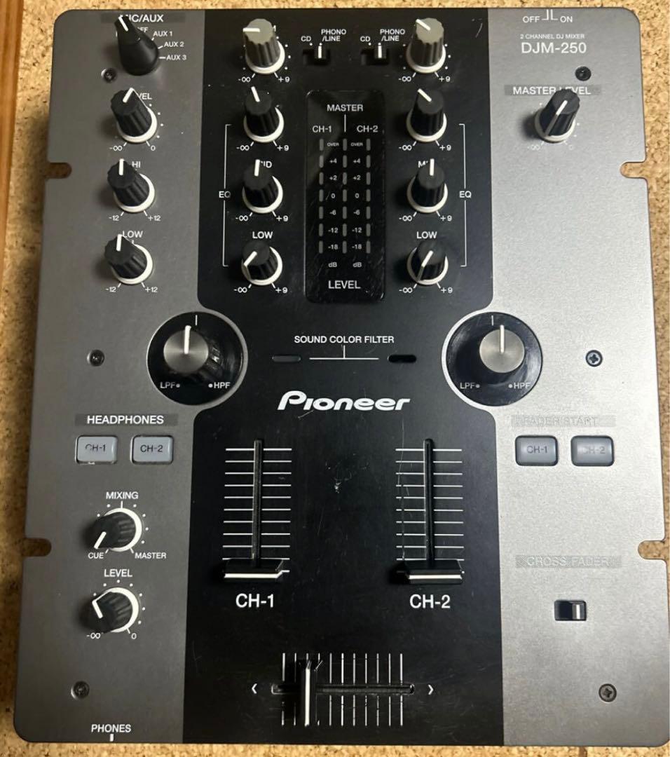 Pioneer DJM-250-K DJミキサー 本体
