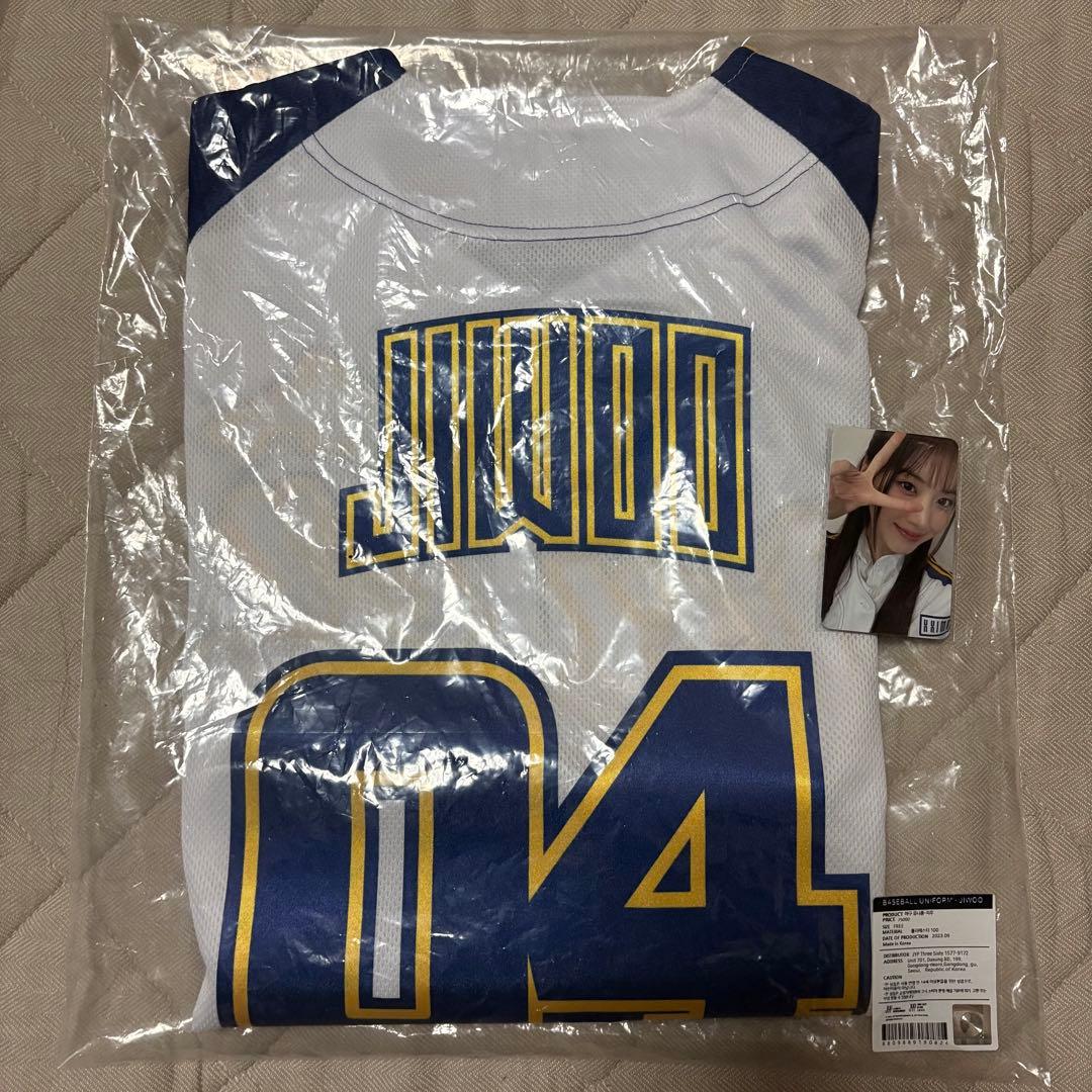 nmixx ジウ ベースボール ユニフォーム